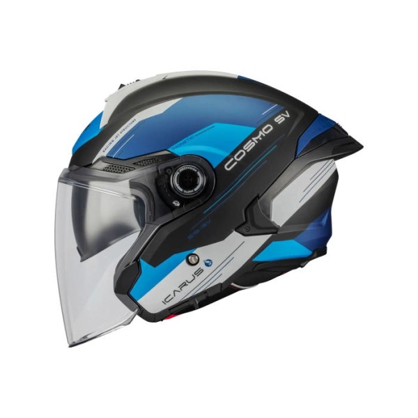 MT Cosmo Open Face Helmet Icarus Blue MT Cosmo Open Face Helmet Icarus Blue