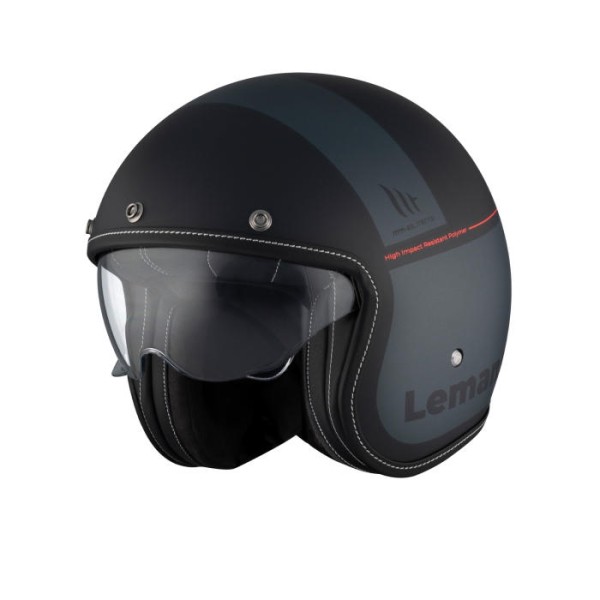 MT Le Mans 2 Open Face Helmet Quality Matt Black MT Le Mans 2 Open Face Helmet Quality Matt Black