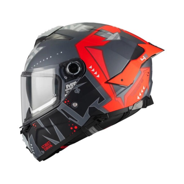 MT Thunder 4 Full Face Helmet Canvas Red MT Thunder 4 Full Face Helmet Canvas Red