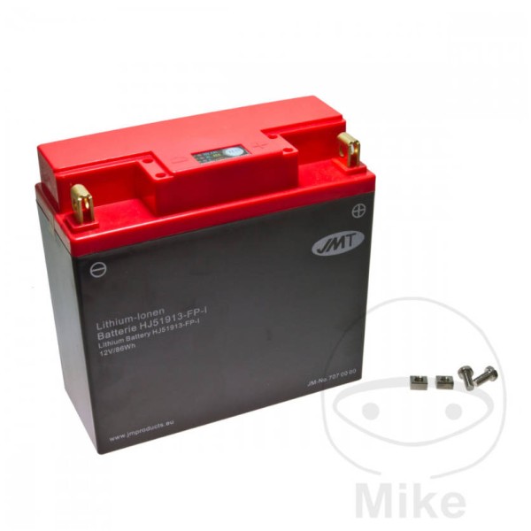JMT 51913-FP Motorcycle Lithium Ion Battery