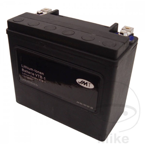 JMT LiFePO4 (Lithium) Battery VTB-1 Direct Replacement for Harley Davidson V-Twins