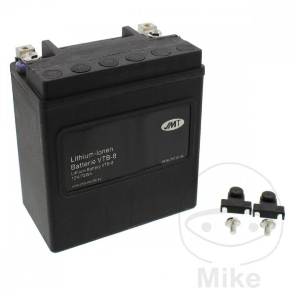 JMT LiFePO4 (Lithium) Battery VTB-8 Direct Replacement for Harley Davidson V-Twins