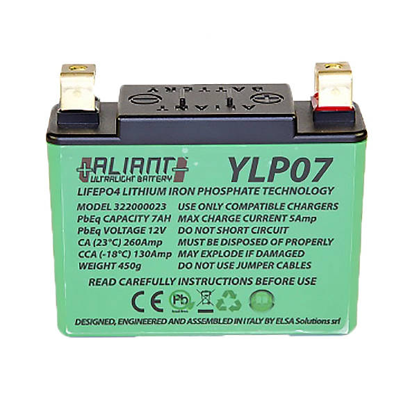 Aliant YLP07 Lithium Motorcycle Battery