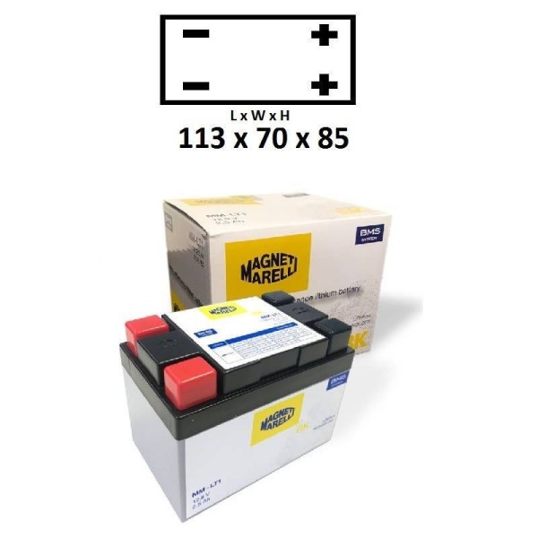 Magneti Marelli Extra Power LiFePO4 Battery MM-ION-11