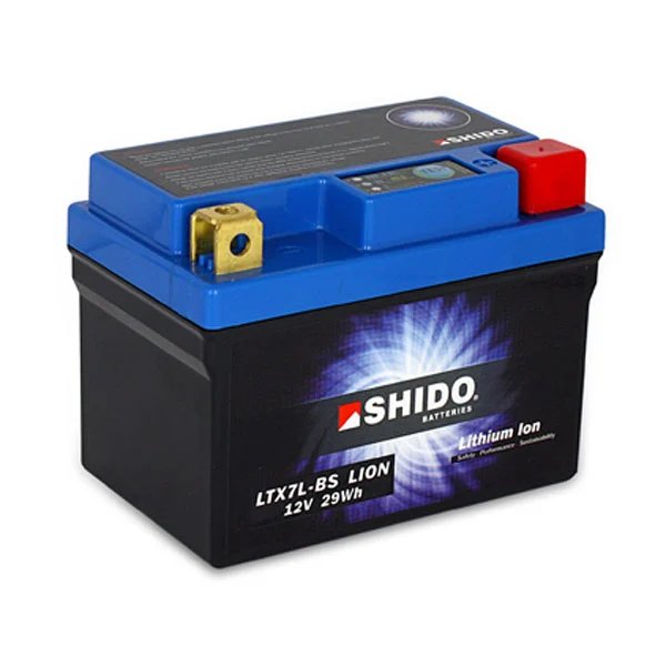 Shido LTX7L-BS LITHIUM ION