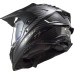 LS2MX701 Explorer Carbon Adventure Bike Crash Helmet Plain Carbon