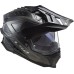 LS2MX701 Explorer Carbon Adventure Bike Crash Helmet Plain Carbon