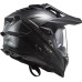 LS2MX701 Explorer Carbon Adventure Bike Crash Helmet, Frontier Titanium & Red