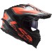 LS2MX701 Explorer Adventure Bike Crash Helmet Alter Matt Black & Orange