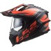 LS2MX701 Explorer Adventure Bike Crash Helmet Alter Matt Black & Orange