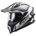 LS2MX701 Explorer Adventure Bike Crash Helmet Solid Matt Black