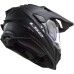LS2MX701 Explorer Adventure Bike Crash Helmet Solid Matt Black