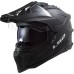 LS2MX701 Explorer Adventure Bike Crash Helmet Solid Matt Black