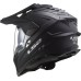 LS2MX701 Explorer Adventure Bike Crash Helmet Solid Matt Black