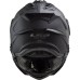 LS2MX701 Explorer Adventure Bike Crash Helmet Solid Matt Black