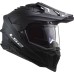 LS2MX701 Explorer Adventure Bike Crash Helmet Solid Matt Black