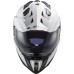 LS2MX701 Explorer Adventure Bike Crash Helmet Solid Gloss White
