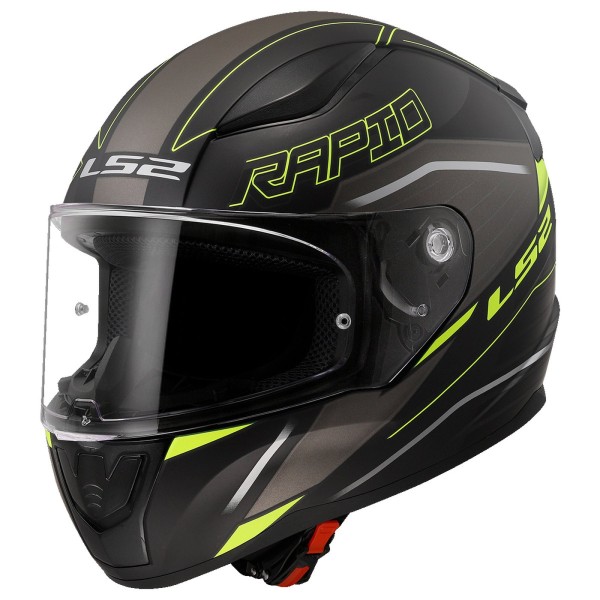 LS2 FF353 Rapid II Full Face Crash Helmet, Rokku Black