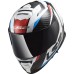 LS2 FF800 Storm II Full Face Crash Helmet, Racer in Red White & Blue