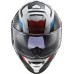 LS2 FF800 Storm II Full Face Crash Helmet, Racer ni Red White & Blue