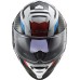 LS2 FF800 Storm II Full Face Crash Helmet, Racer in Red White & Blue