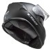LS2 FF800 Storm II Full Face Crash Helmet, Solid Matt Black