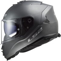 LS2 FF800 Storm II Full Face Crash Helmet, Solid  Matt Titanium