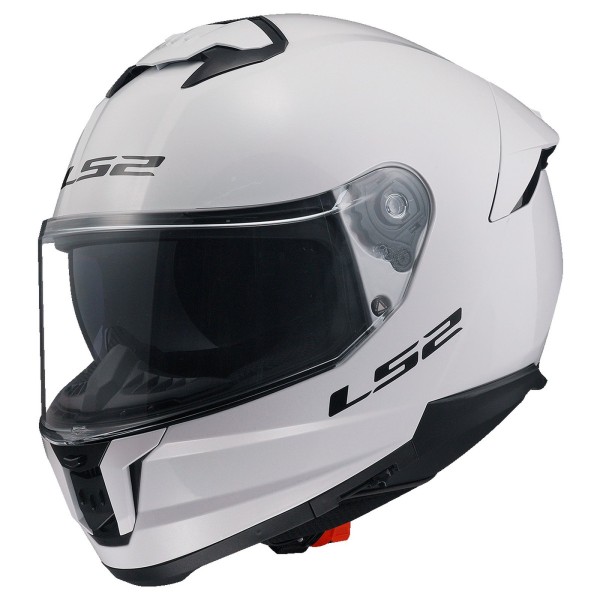 FF808 Stream II Full Face Crash Helmet, Solid Gloss White