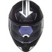 LS2 FF811 Vector II Full Face Crash Helmet, Splitter Black & White