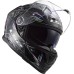 LS2 FF811 Vector II Full Face Crash Helmet, Tropical Black & White