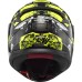 LS2 FF353 Rapid Mini Junior Full Face Crash Helmet, Vignette Black & Hi-Vis Yellow