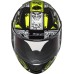 LS2 FF353 Rapid Mini Junior Full Face Crash Helmet, Vignette Black & Hi-Vis Yellow