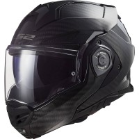LS2 FF901 Advant X Carbon Modular (Flip Front) Crash Helmet Featuring Pre-Installed 4X Intercom