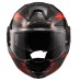 LS2 FF901 Advant X Carbon Modular (Flip Front) Crash Helmet Future Red