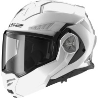 LS2 FF901 Advant X Modular (Flip Front) Crash Helmet in Solid Gloss White