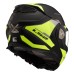 LS2 FF901 Advant X Modular (Flip Front) Crash Helmet in Oblivion Hi-Vis Yellow
