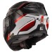 LS2 FF901 Advant X Modular (Flip Front) Crash Helmet in Spectrum White & Red