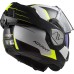 LS2 FF906 Advant Modular (Flip Front) Crash Helmet Codex Black, White & Yellow