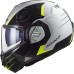 LS2 FF906 Advant Modular (Flip Front) Crash Helmet Codex Black, White & Yellow