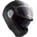 LS2 FF906 Advant Modular (Flip Front) Crash Helmet Solid Matt Black with Pre-Installed 4X Intercom System