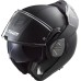 LS2 FF906 Advant Modular (Flip Front) Crash Helmet Solid Matt Black with Pre-Installed 4X Intercom System