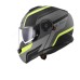 LS2 FF908 Strobe Modular (Flip Front) Crash Helmet Solid Monza, Matt Black & Hi-Vis Yellow