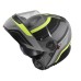 LS2 FF908 Strobe Modular (Flip Front) Crash Helmet Solid Monza, Matt Black & Hi-Vis Yellow