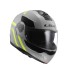 LS2 FF908 Strobe Modular (Flip Front) Crash Helmet Autox Grey & Hi-Vis Yellow