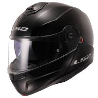 LS2 FF908 Strobe Modular (Flip Front) Crash Helmet Solid Gloss Black