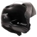 LS2 FF908 Strobe Modular (Flip Front) Crash Helmet Solid Gloss Black
