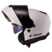 LS2 FF908 Strobe Modular (Flip Front) Crash Helmet Solid Gloss White