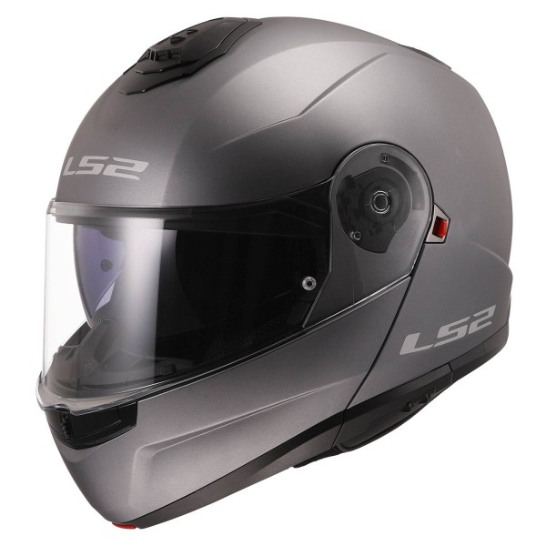 LS2 FF908 Strobe Modular (Flip Front) Crash Helmet Solid Matt Titanium