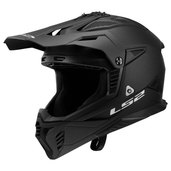 LS2 MX708 Fast-2 Off Road Crash Helmet Solid Matt Black