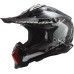 LS2 MX700 Subverter Evo-2 Off Road Crash Helmet Arched Black, Silver & Titanium